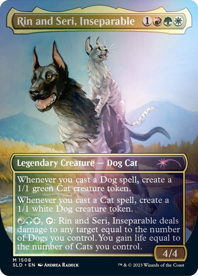 MTG Secret Lair Raining Cats and Dogs Limited Edition Commander