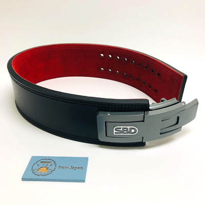 SBD パワーリフティング ベルト 黒/赤 13mm（M） SBD トレーニング