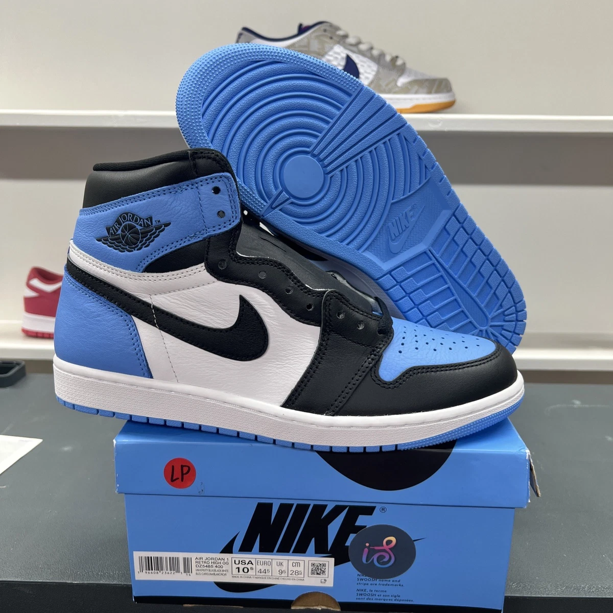 Jordan 1 Retro OG High UNC Toe | eBay