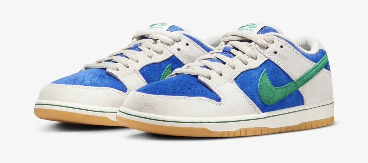 Nike SB Dunk Low Pro x Phantom-Malachite-Hyper Royal - Men Size 11