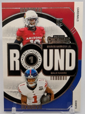 🏈2024 Panini Contenders Round 1 MARVIN HARRISON JR and MALIK
