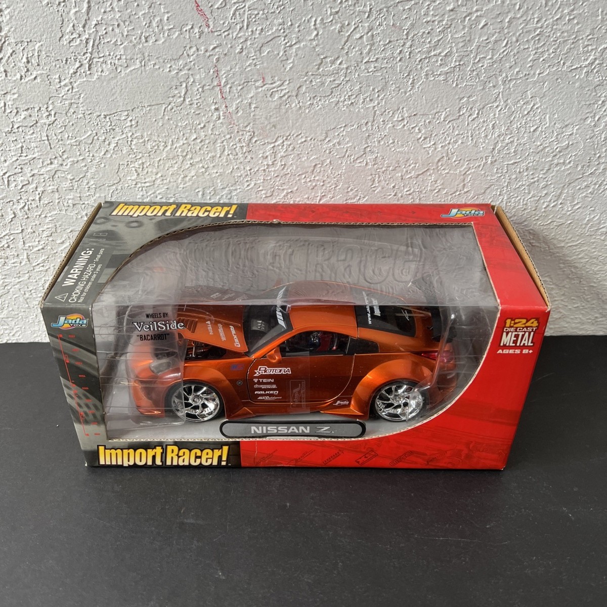 JADA Toys 1:24 Import Racer VeilSide Orange NISSAN 350Z Die Cast