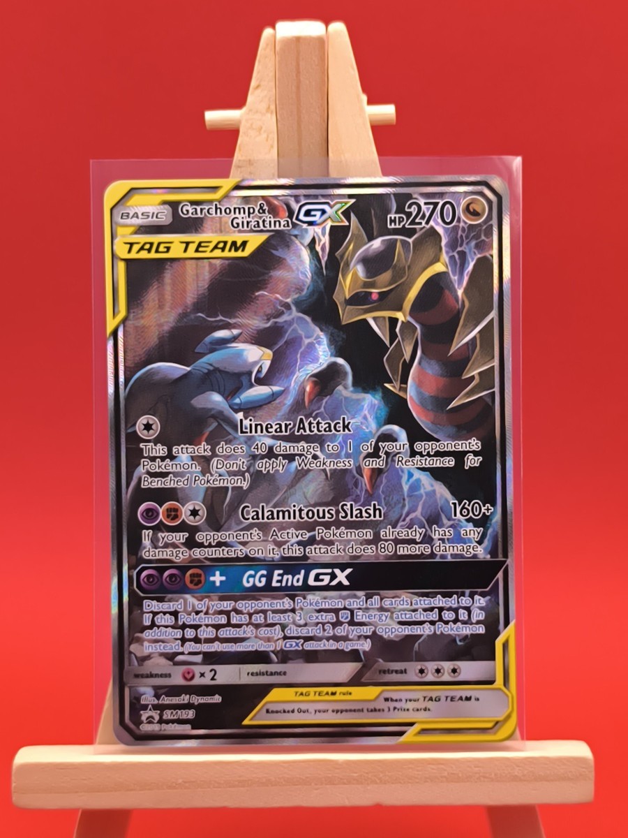 Garchomp & Giratina GX SM193 Tag Team Alternate Full Art Promo
