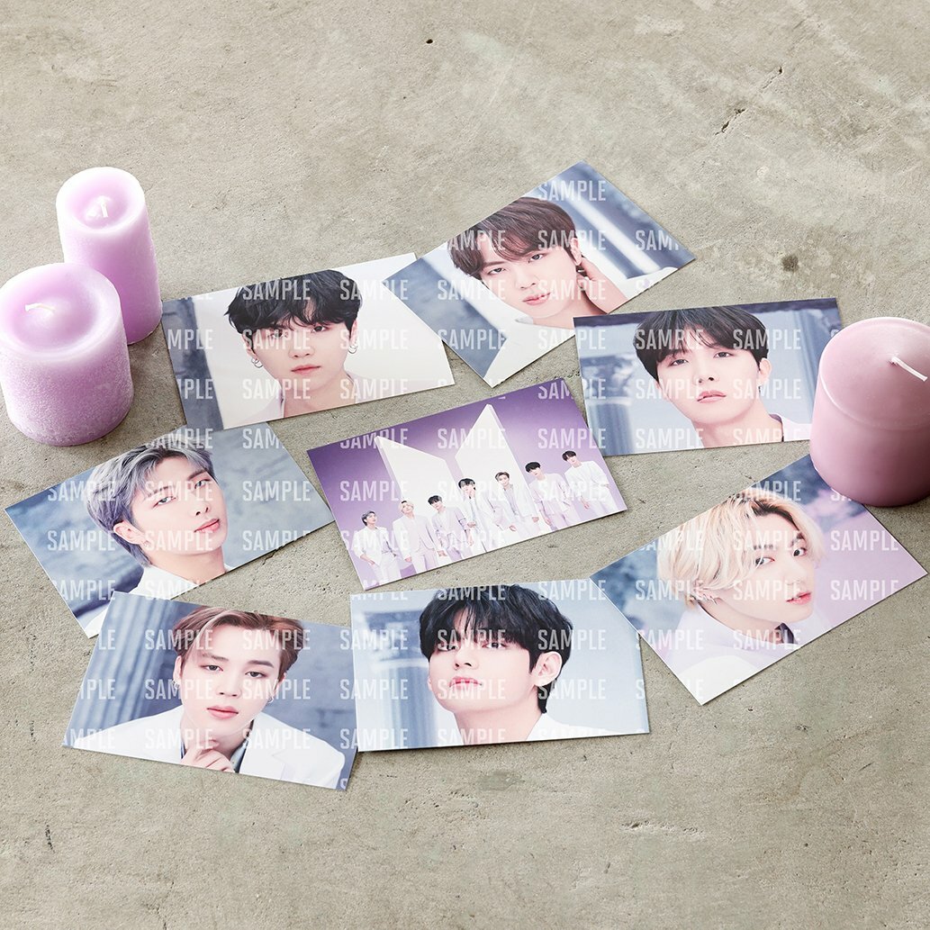 BTS, THE BEST OFFICIAL MD] POSTCARD SET 8pcs [PURPLE] | eBay