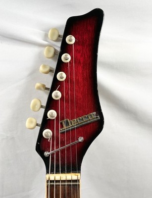 RARE Vintage 1965 Teisco Decca DMI-501, Cherryburst, Roller Bridge