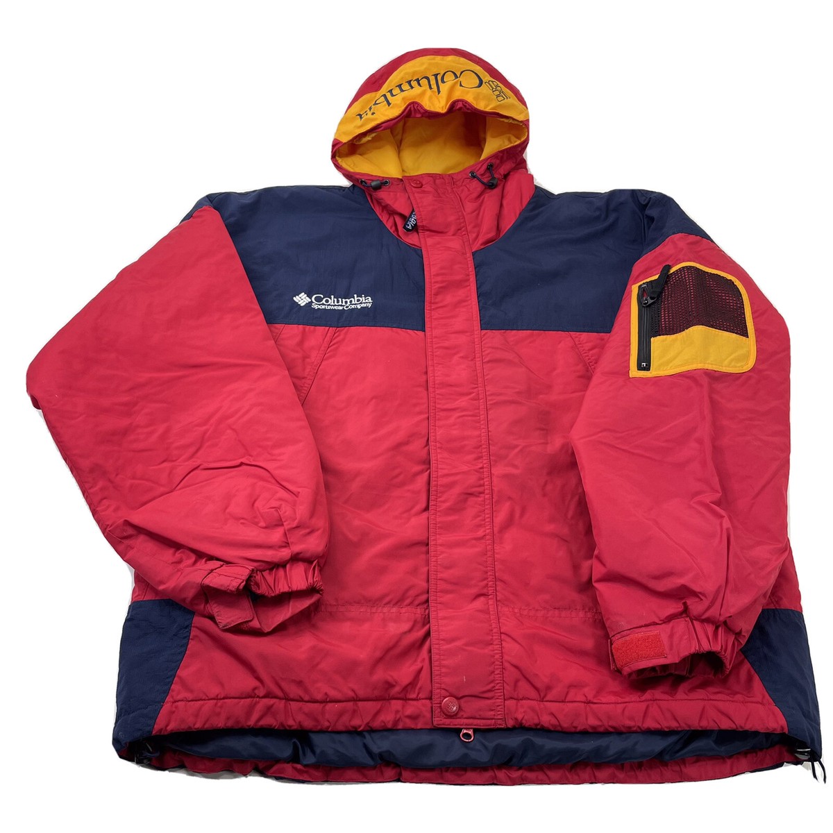 Vintage 90s Columbia Sportswear Full Zip Insulated Pullover Tech