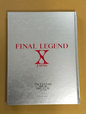 X-Japan Final Legend The Last Live Tokyo Dome 1997 | eBay