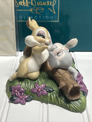 WDCC Twitterpated in the Springtime Thumper Miss Bunny Bambi Box