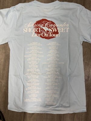 Sabrina Carpenter Short N' Sweet Tour VIP Merch Pack - Size Medium