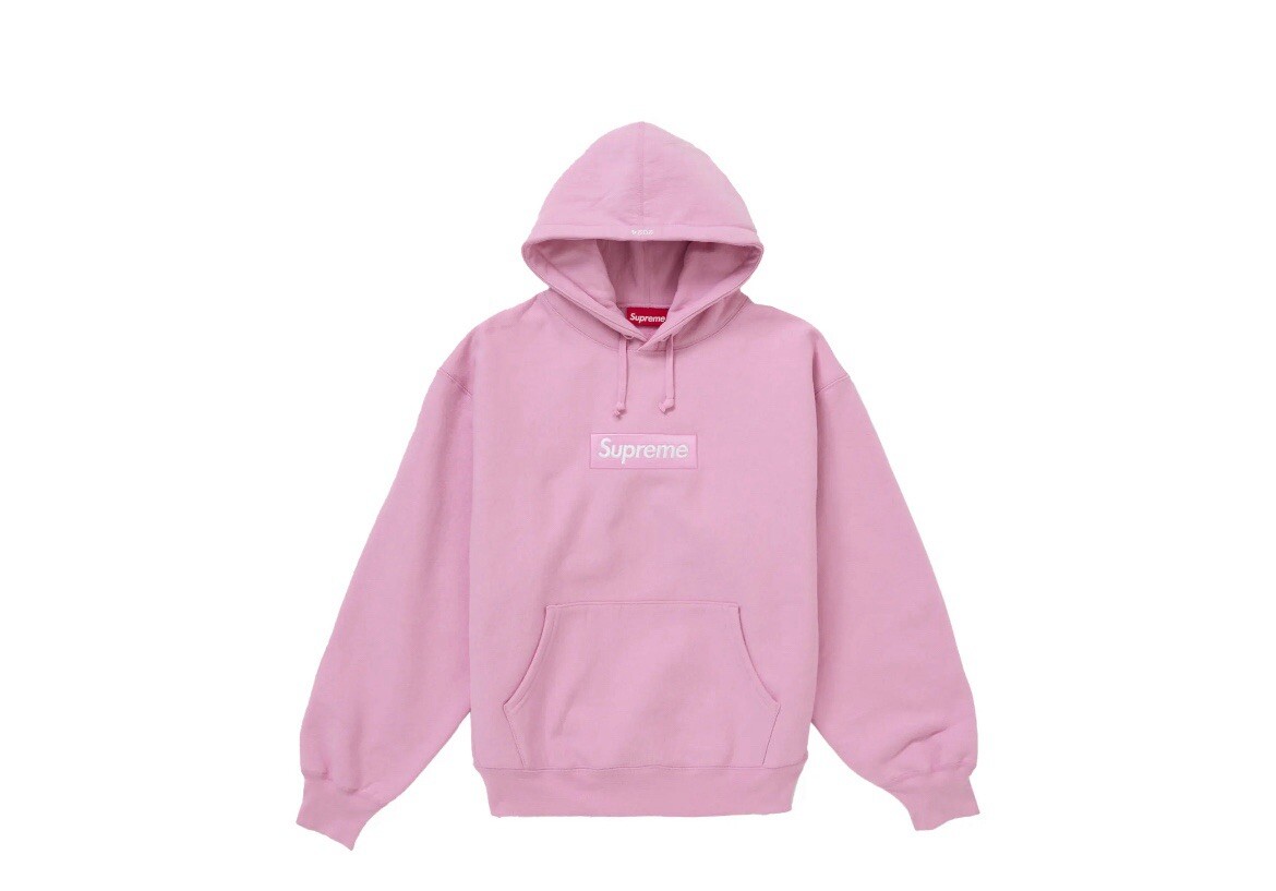 Supreme Box Logo Hooded Sweatshirt FW24 Pink Medium | eBay