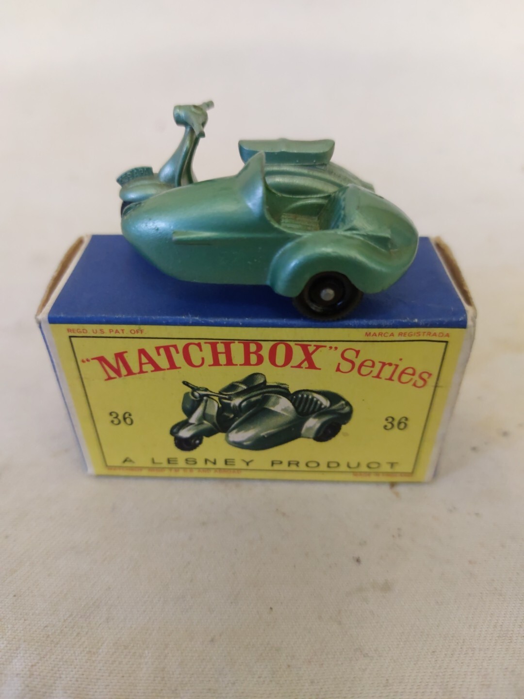 Matchbox 36b, Lambretta and Sidecar - Free Price Guide & Review