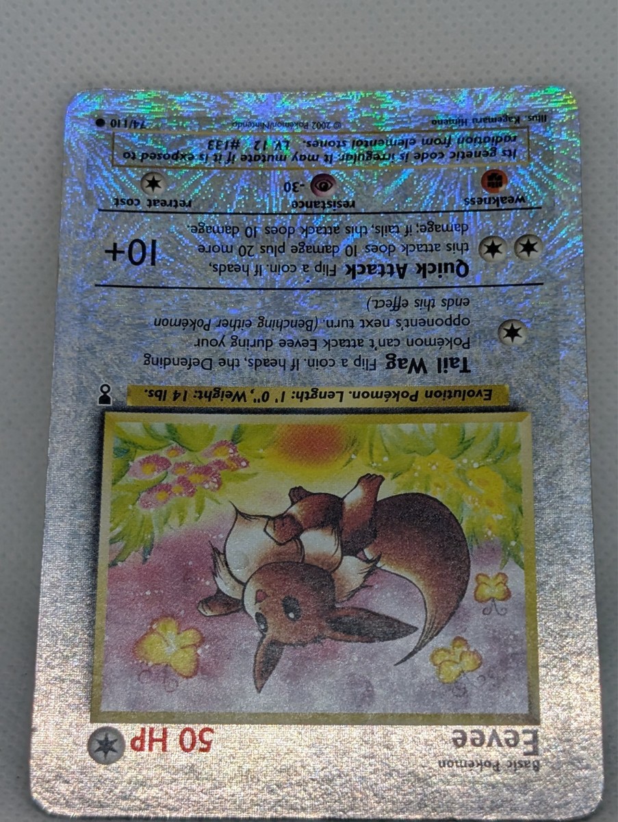 Pokemon Eevee Legendary Collection Reverse Holo Rare Pokemon TCG