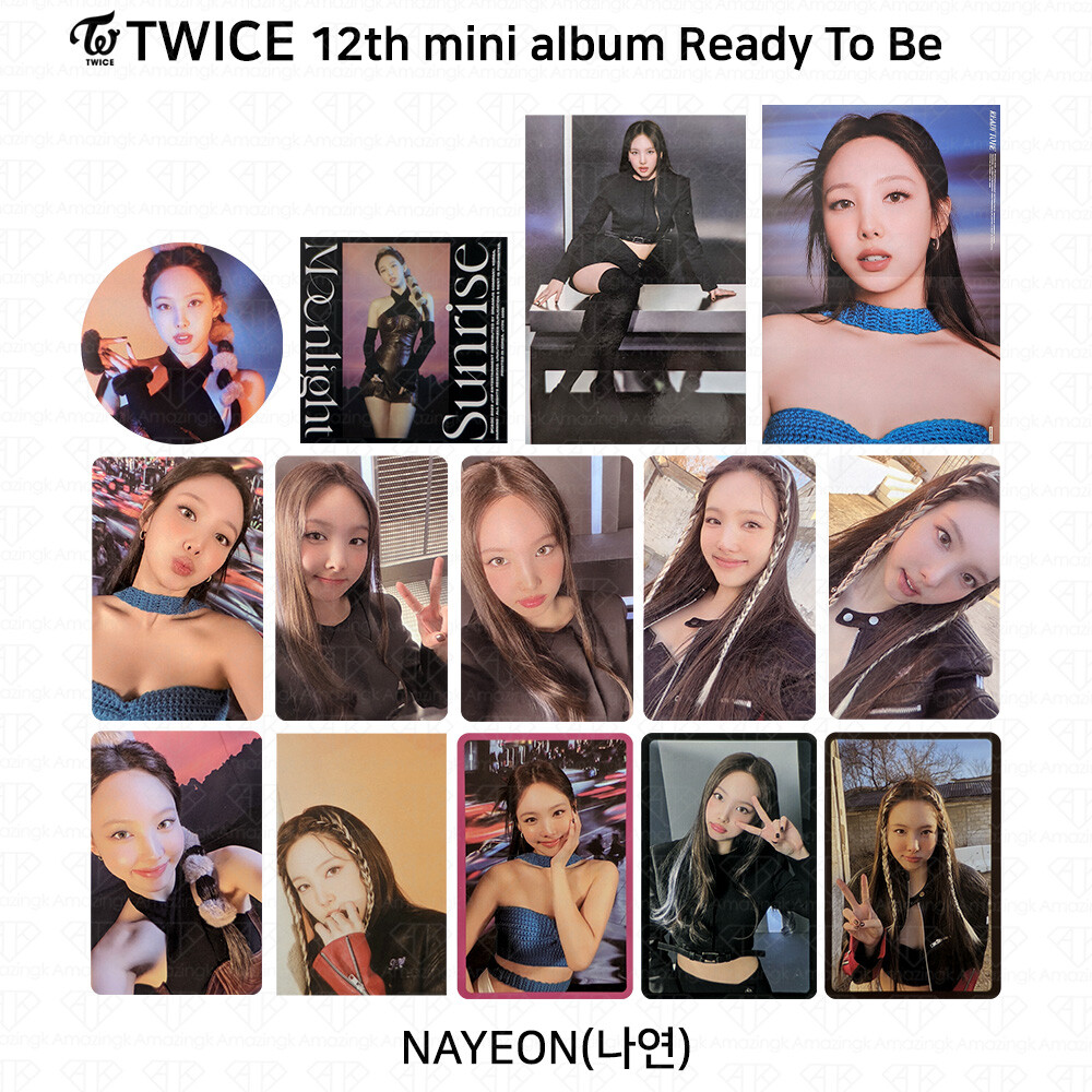 TWICE 12th Mini Album Ready To Be Photocard Message Card Poster