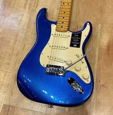 Fender American Ultra Stratocaster Electric Guitar Cobra Blue | eBay