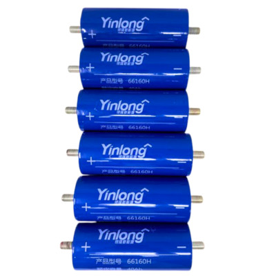 6PC Yinlong 2.3V 40AMP 66160 Lithium Iron Battery LTO Titanate