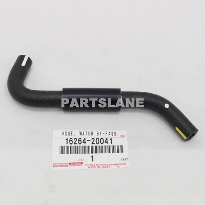 16264-20041 Toyota OEM Genuine HOSE, WATER BY-PASS, NO.2 | eBay