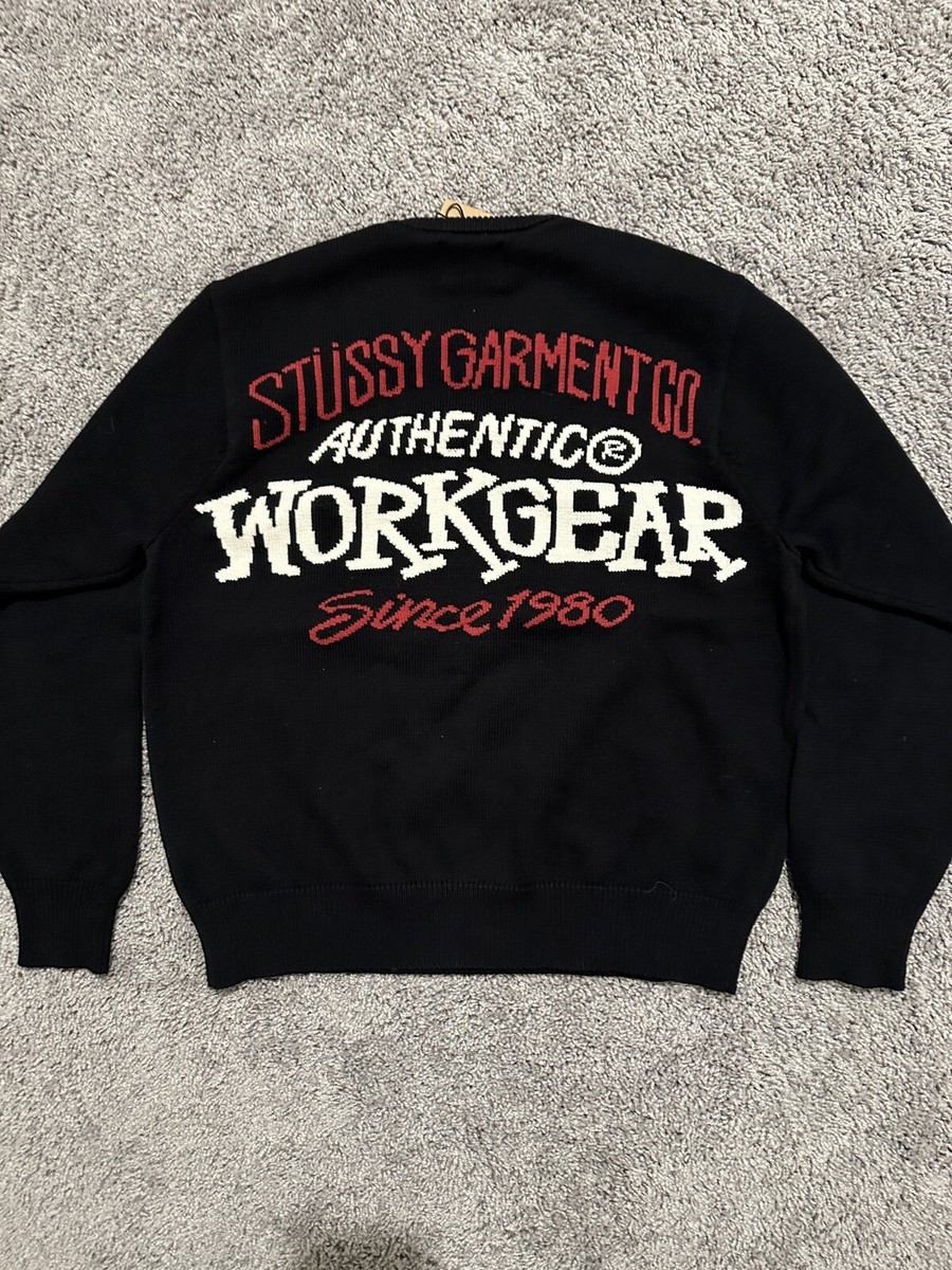 Stussy Authentic Workgear Sweater Black | eBay