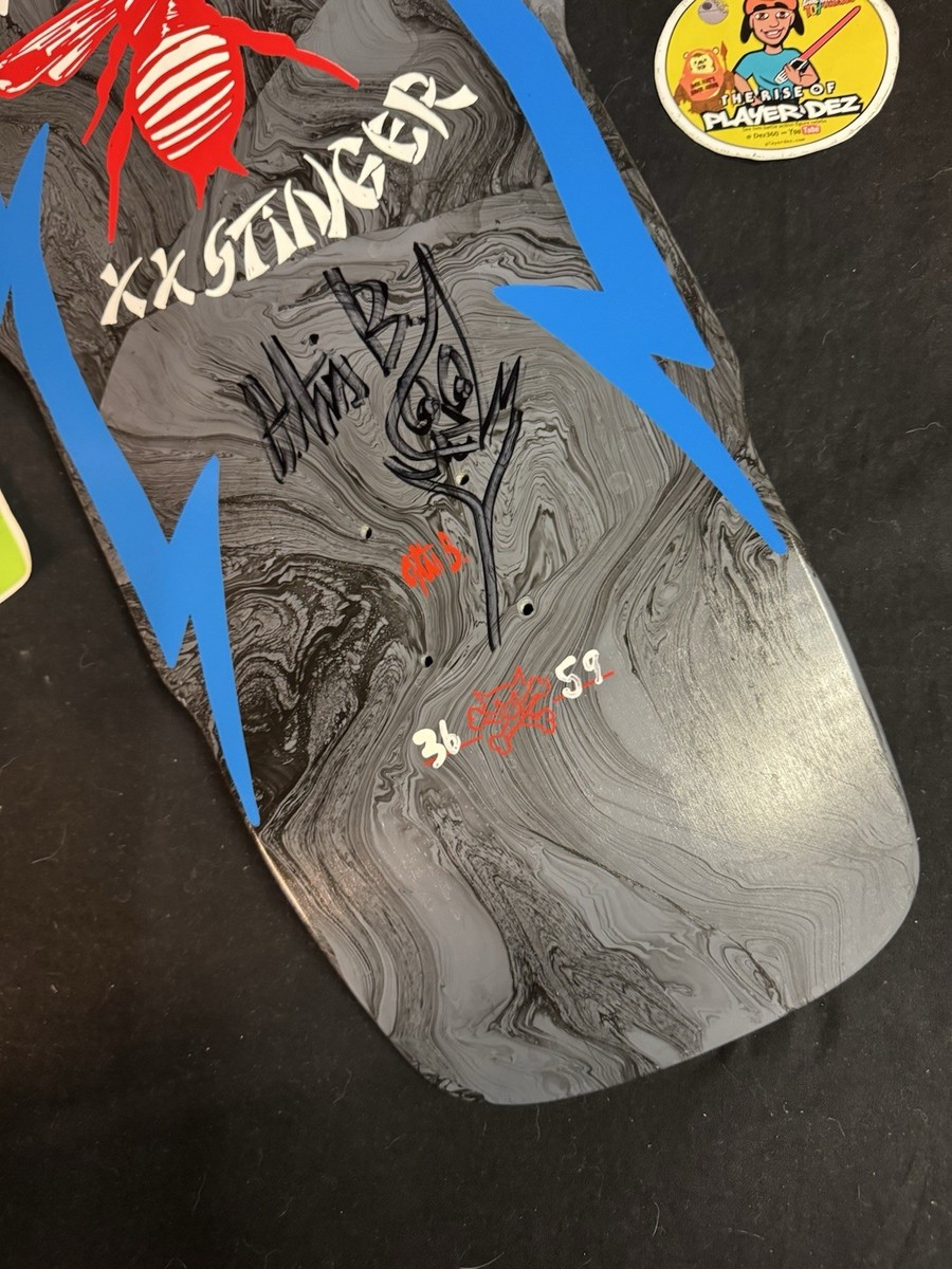 SUPER RARE SIGNED Otis B Double Xx Stinger Dogtown Skateboard Deck