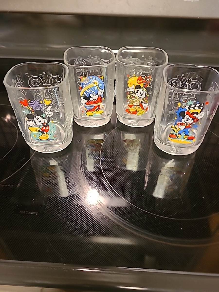 McDonalds Walt Disney World Mickey Mouse Glasses, 2000 Complete