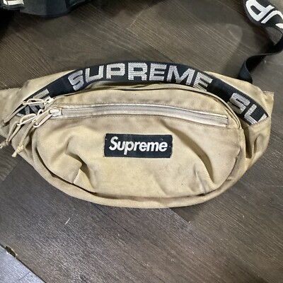 希少 美品 Supreme シュプリーム Waist Bag Tan ベージュ Supreme SS18