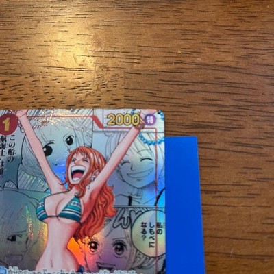 NAMI MANGA ALT ART OP01-016 R ONE PIECE CARD THE BEST PRB-01 COMIC