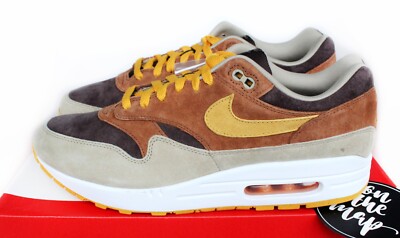 Nike Air Max 1 Premium Ugly Duckling Pecan Yellow 6 7 10 11 12 13