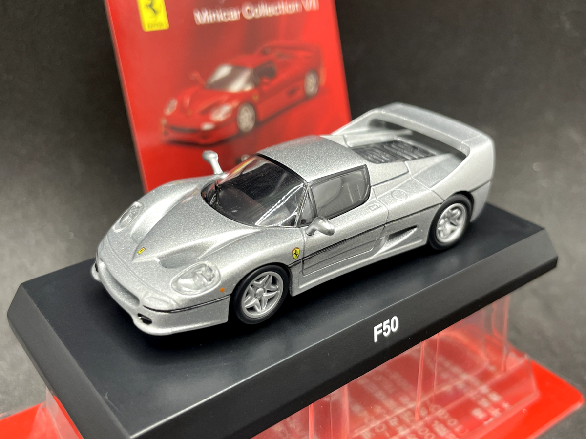 1/64 Kyosho Ferrari Collection7 F50 Silver diecast model car 39H2