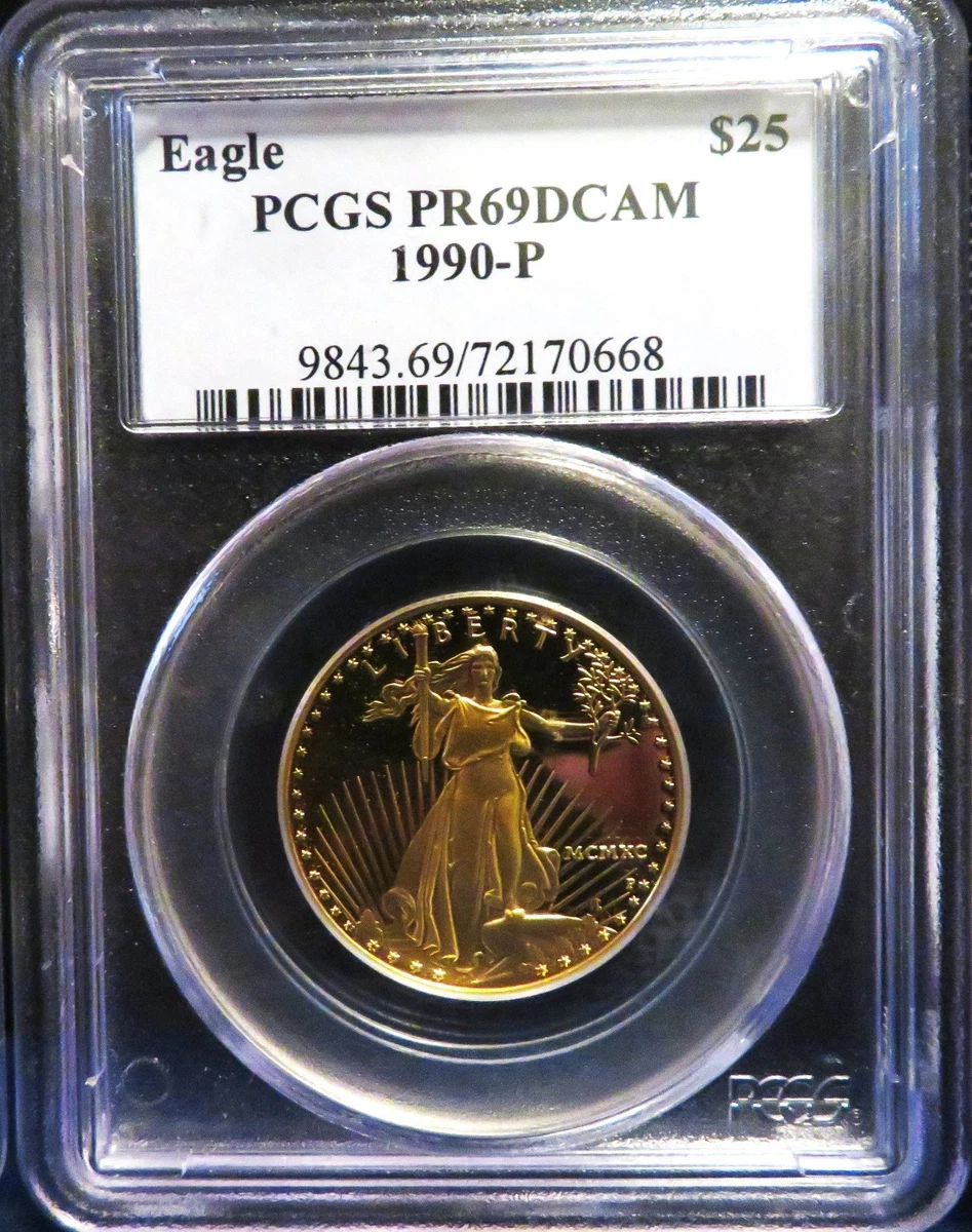 American Eagle PR 69 Graded 1990 Gold Bullion Coins for sale | eBay