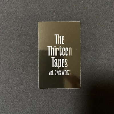 SEVENTEEN Photo book Woozi The Thirteen Tapes TTT vol. 2/13 +