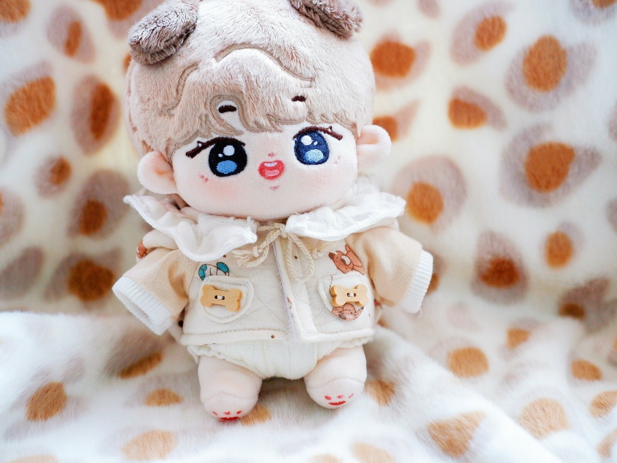 20cm KPOP Plushies JINGLE Kim Seok Jin Doll Stuffed Toy【NO