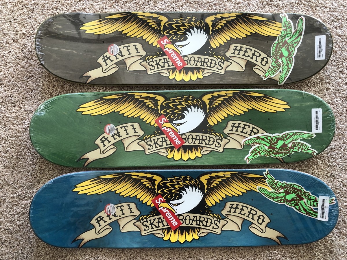 Supreme AntiHero Slayer Pope Skateboard Deck S/S 16 | eBay