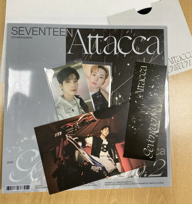 Photocard included!) seventeen ATACCA ATTAKA ALBUM | eBay
