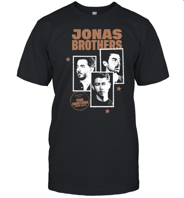 Jonas Brothers Hometown Tour 2025 T-Shirt Graphic Concert Merch | eBay