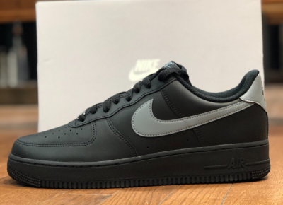 NEW* MEN Nike Air Force 1 Low '07 Pebbled Leather Black (FJ4146