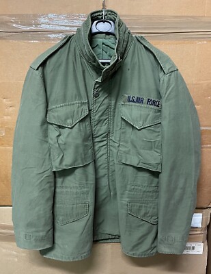 GENUINE RARE USAF 60s EARLY VIETNAM M65 FIELD JACKET VGC