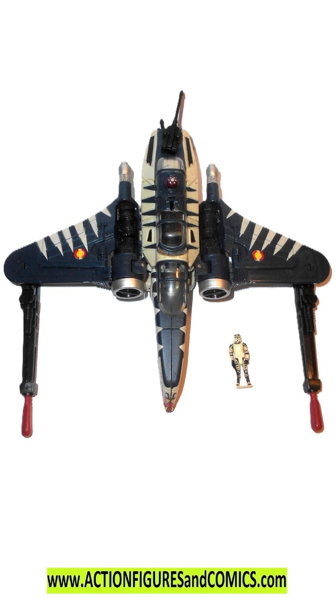 Transformers Star Wars REPUBLIC GUNSHIP Clone pilot 100% Complete