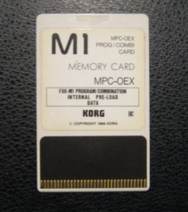 Korg M1 Memory Card | eBay