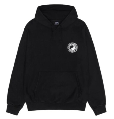 NEW Stussy X Our Legacy Work Shop Pigment Dyed Hoodie Black Size