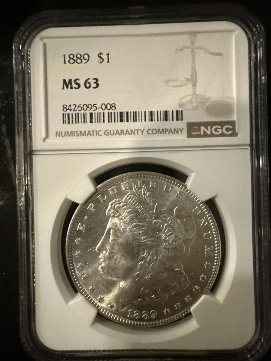 MS 63 Graded 1889 Year Morgan US Dollars (1878-1921) for sale | eBay