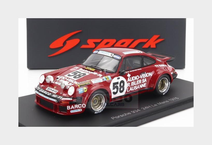 Spark】KID BOX 限定Porsche 934 1976 RED Spark 1:43 Porsche 934