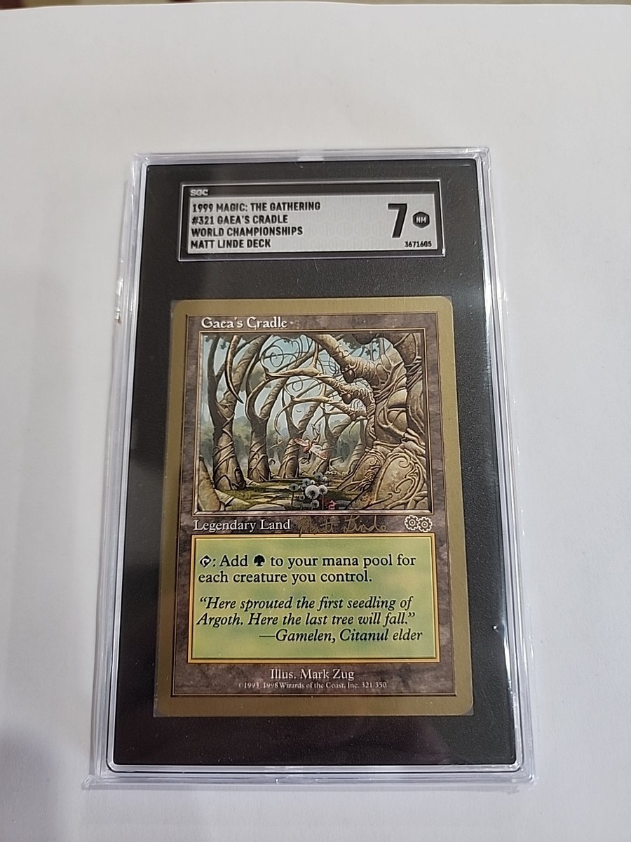 Gaea's Cradle - Matt Linde - 1999 World Championship MTG SGC 7 ZJ