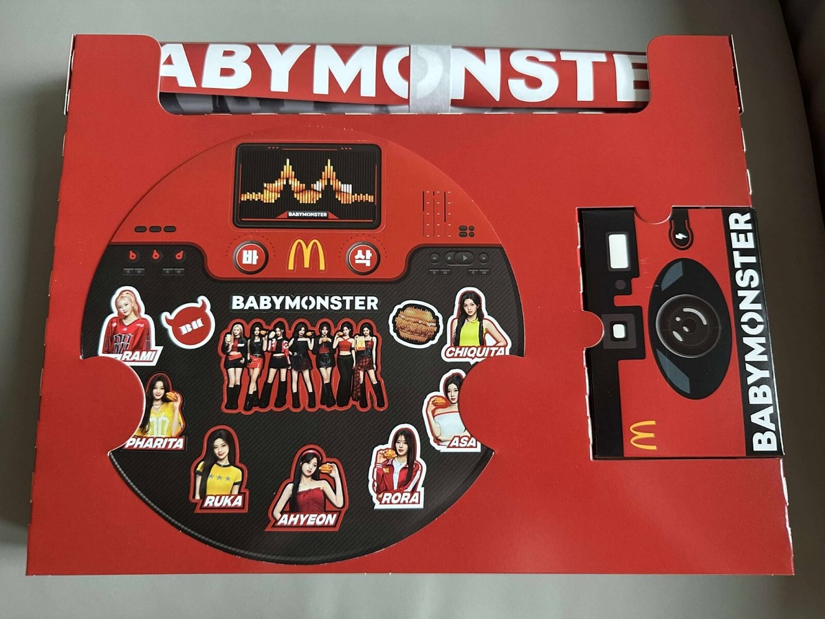 BABYMONSTER X MC DONALD'S HONG KONG COLLAB OFFICIAL PHOTOCARD FULL