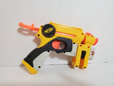 NERF N-Strike Ex3 Nite Finder Yellow Gun Pistol Laser Toy Hasbro