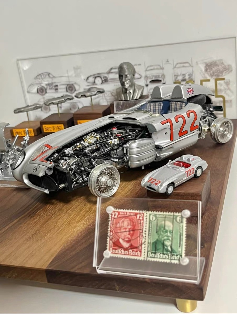 Mercedes-Benz 300SLR & 722 Diorama (CMC) [1:18 scale] | eBay