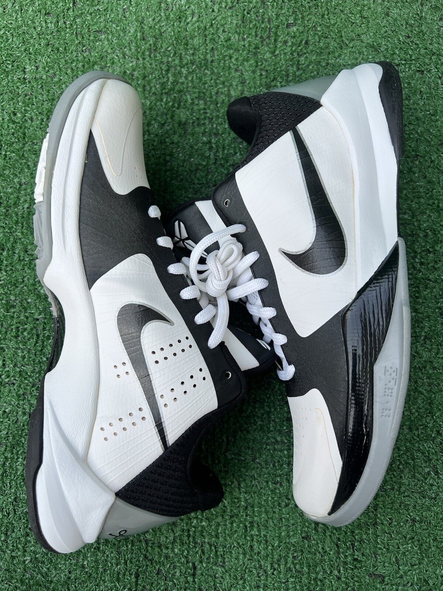 Rare Nike Kobe 5 TB PE White Black 407710-100 Men's Size 7.5 Pre