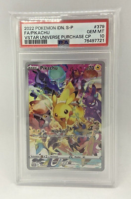 INDONESIA] Pikachu Vstar Universe Purchase Campaign Promo PSA 10