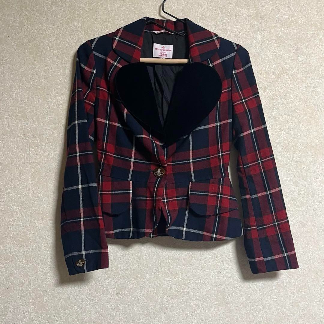 Vivienne Westwood Heart Love Jacket Velour Women's From Japan | eBay