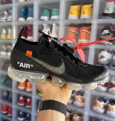 Size 8 - Nike Air VaporMax x OFF-WHITE Black Part 2 2018 - AA3831