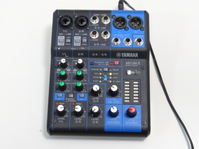 YAMAHA MG06X 6Ch Mixing Console Analog Mixer Used Japan | eBay