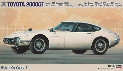 HASEGAWA 1/24 Toyota 2000GT Early Type (1967) Plastic Model | eBay